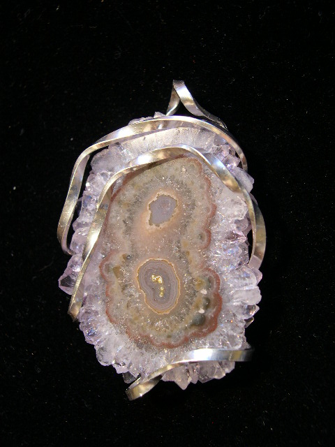 AMETHYST SLICED PENDANT